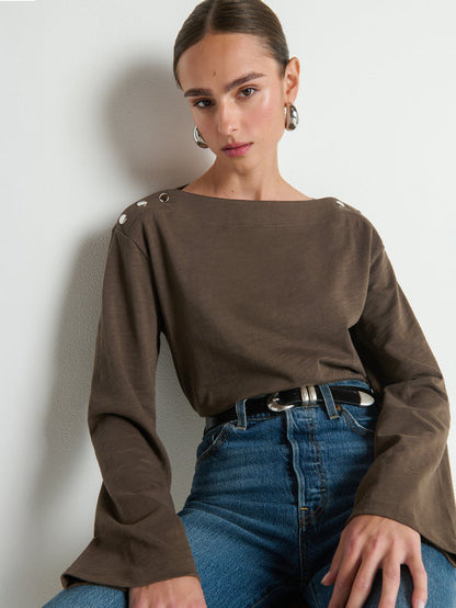 Nation Rochelle Boatneck Tee