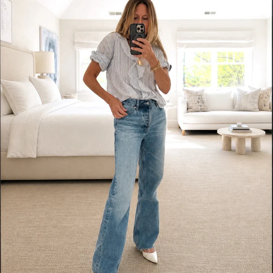 Kerri Rosenthal Rosen Stripe Blouse