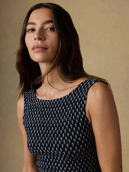 Faherty Sophia Smocked Top