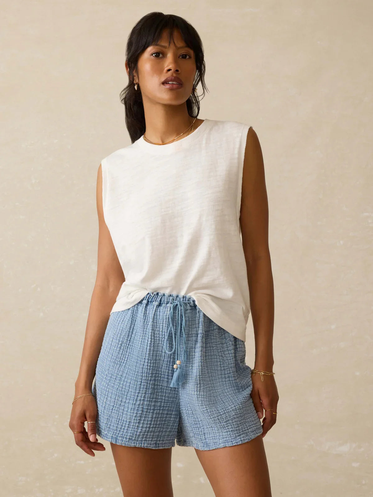 Faherty Sunwashed Slub Muscle Tank