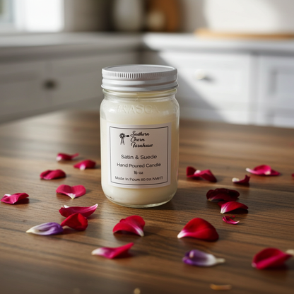Satin & Suede Candle