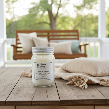 Satin & Suede Candle