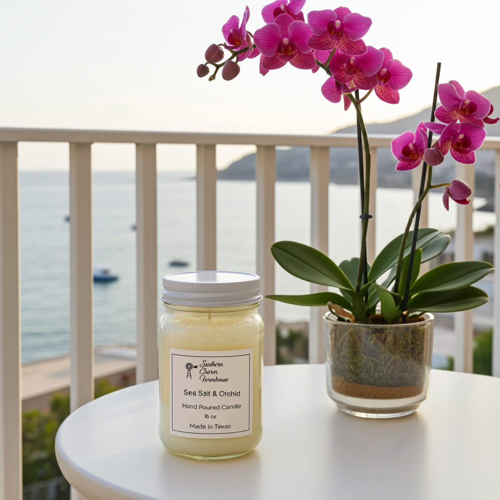 Sea Salt & Orchid Candle