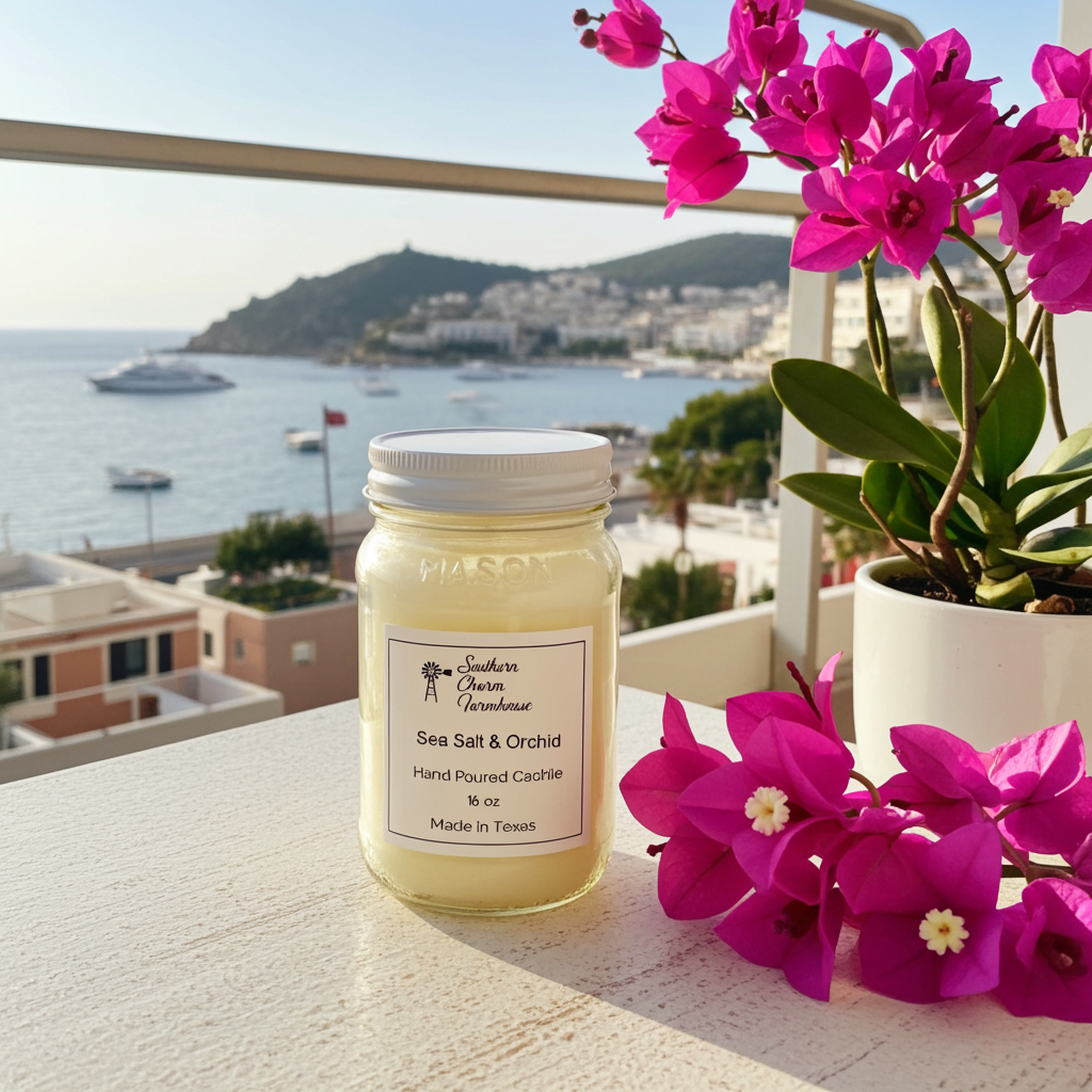 Sea Salt & Orchid Candle