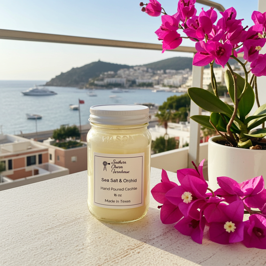 Sea Salt & Orchid Candle