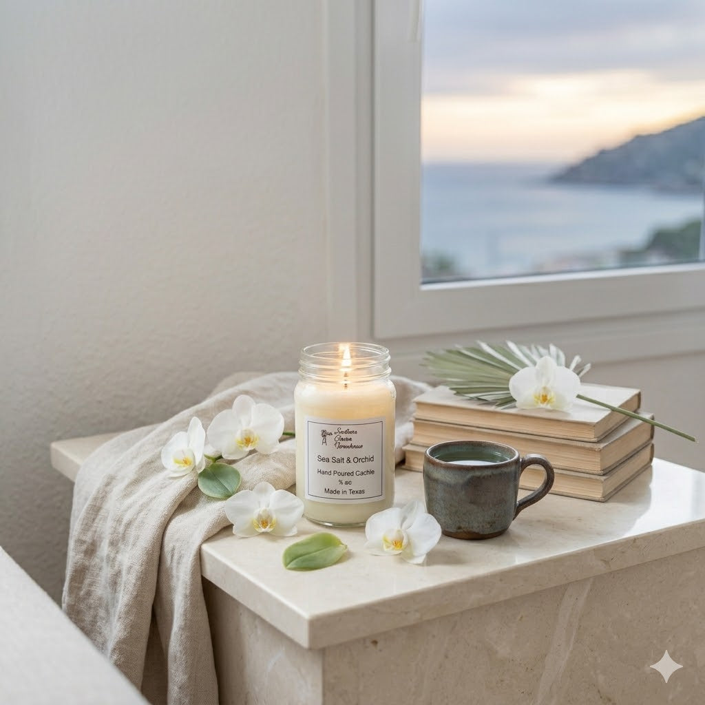 Sea Salt & Orchid Candle