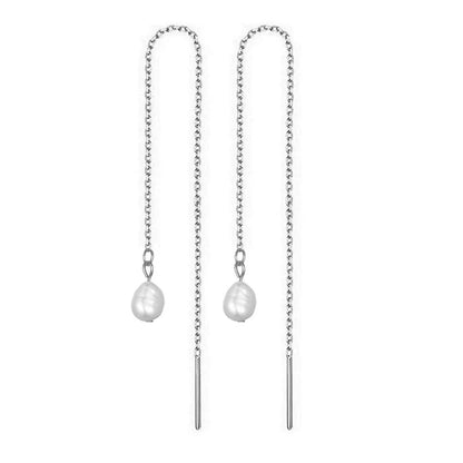 Freshwater Pearl Threader Earrings