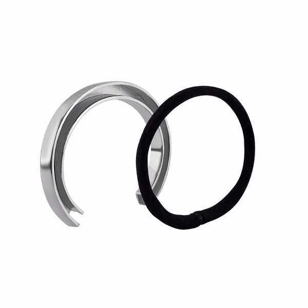 Hair-tie Hider Cuff Bracelet
