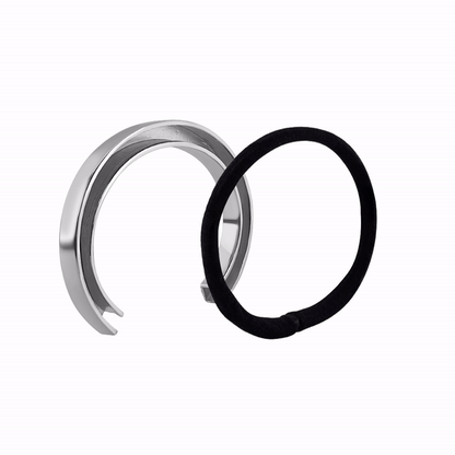 Hair-tie Hider Cuff Bracelet