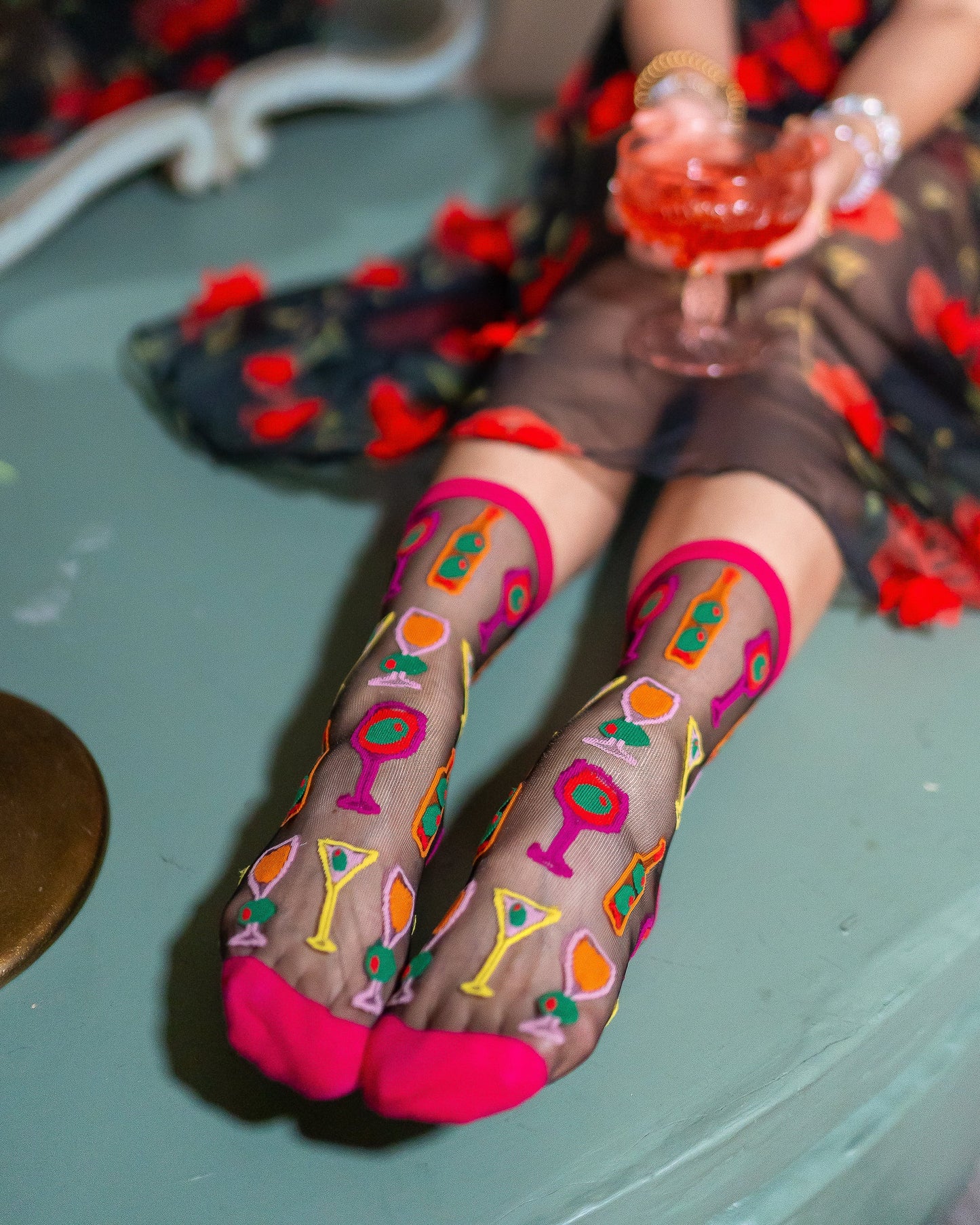 Black Sheer Socks Bundle 1 🍸 Happy Hour
