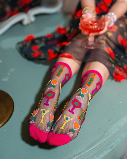 Black Sheer Socks Bundle 1 🍸 Happy Hour