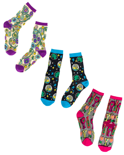 Disco Sheer Socks Bundle