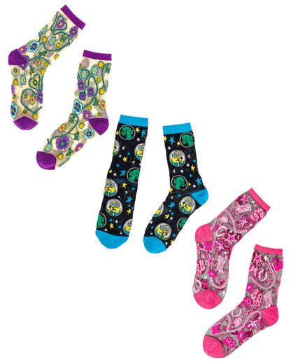 Disco Sheer Socks Bundle