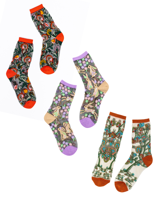 Sheer Socks Bundle 3 🌳 Nature Lovers
