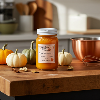 Spiced Rum Pumpkin Candle