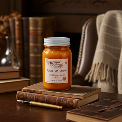 Spiced Rum Pumpkin Candle