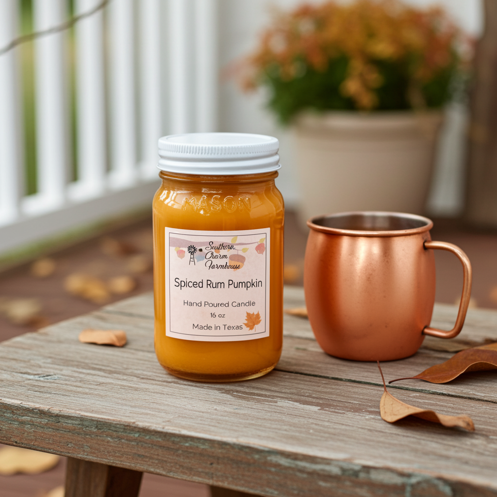 Spiced Rum Pumpkin Candle