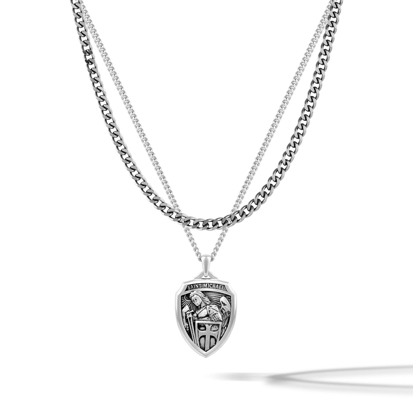 St. Michael Set - Sterling Silver Set