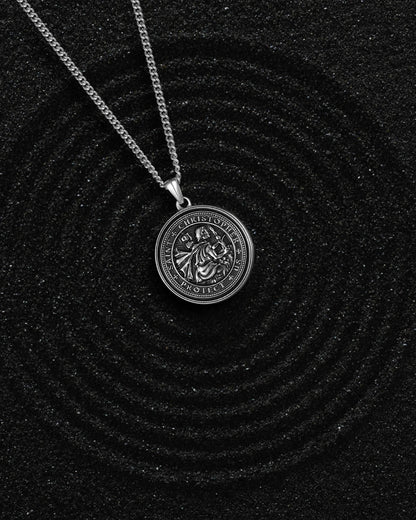 St. Christopher Set - Sterling Silver Set