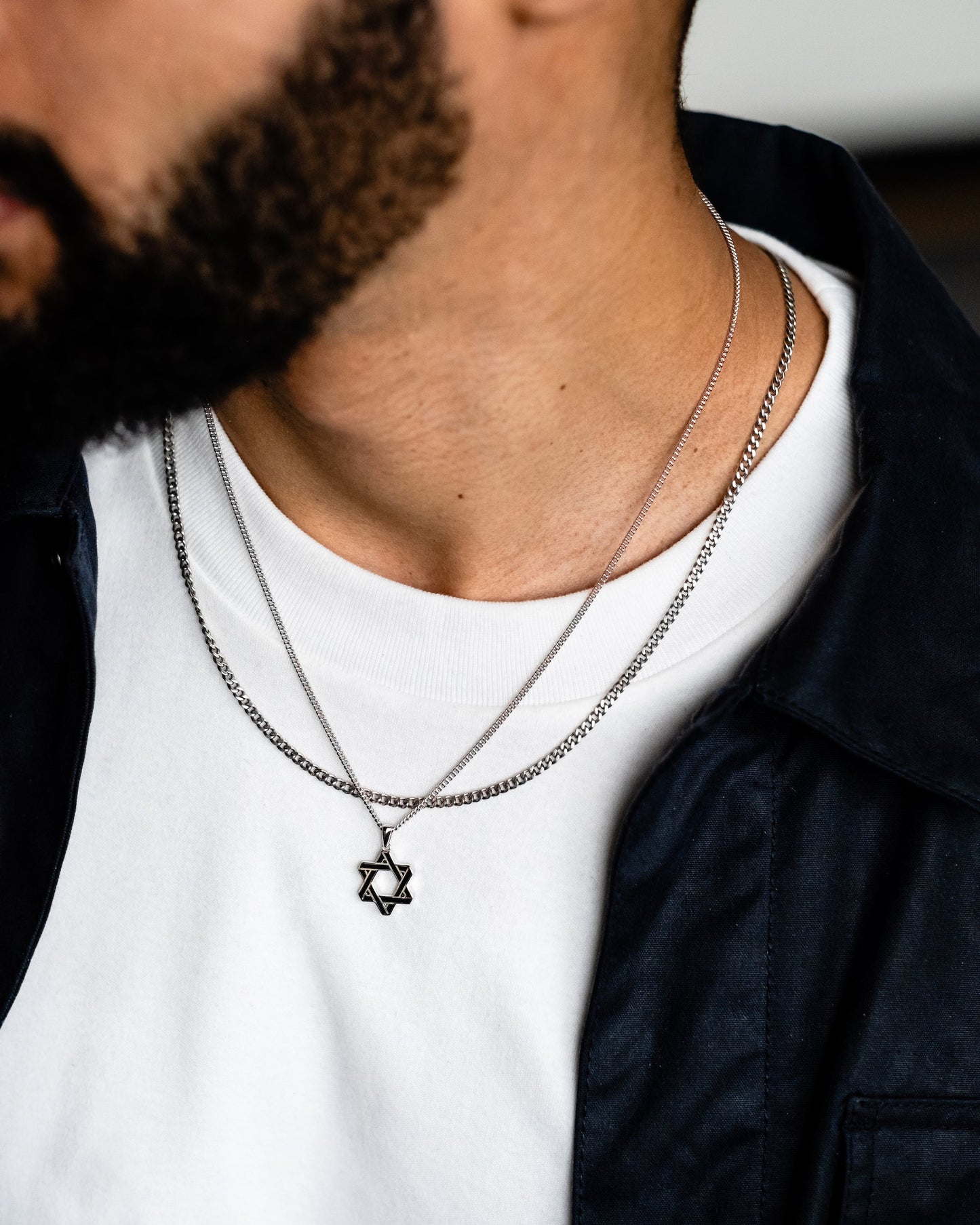 Star of David - Sterling Silver Set