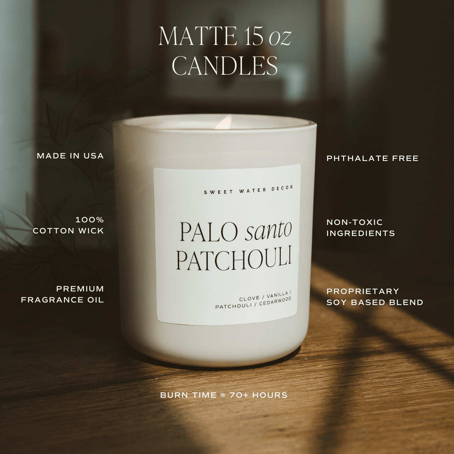 Land of the Free Home of the Brave Soy Candle - Red Matte Jar - 15 oz