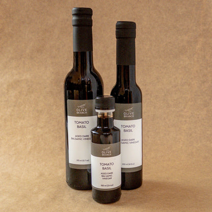 Tomato Basil Aged Dark Balsamic Vinegar