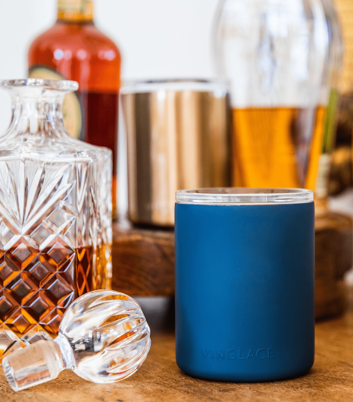 Glass Lined Whiskey Low Ball