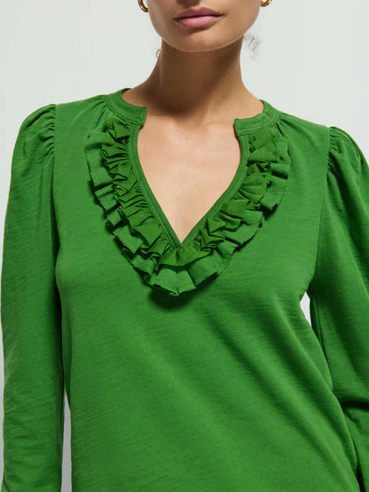 Nation LTD Valita Split Neck Top