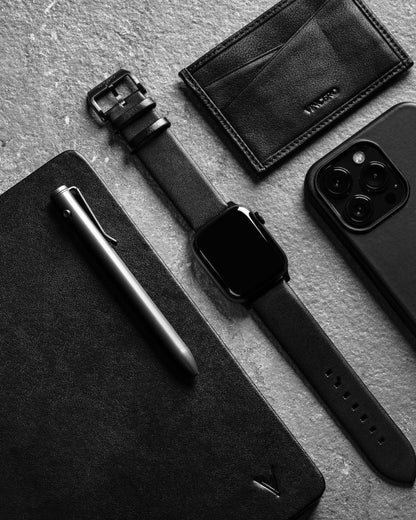 Apple Watch Leather Band - Graphite Hardware 44/46mm