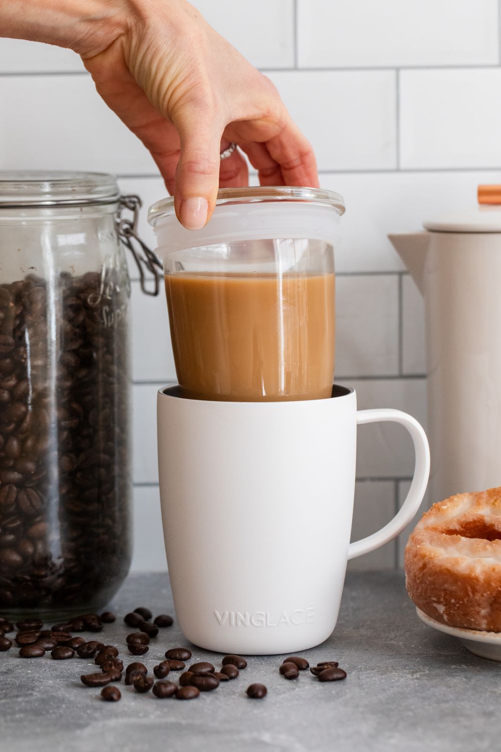 Coffee Cup in White