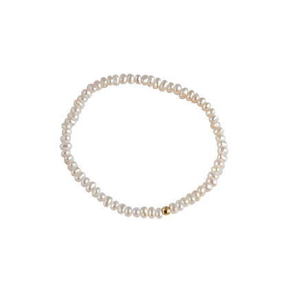 Minimalist Freshwater Pearl Bracelet