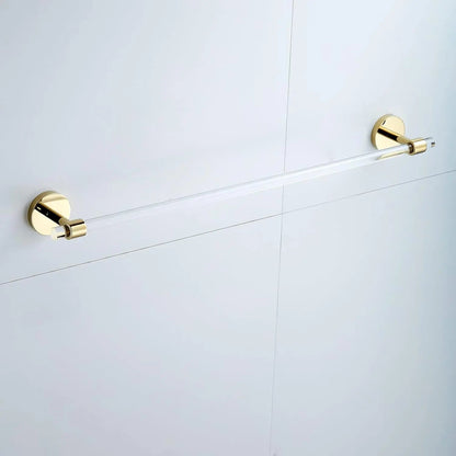 Luxury Acrylic Bathroom Set with Gold Accents