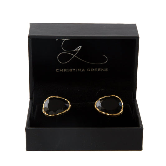 Men's Cufflink Set - Black Onyx