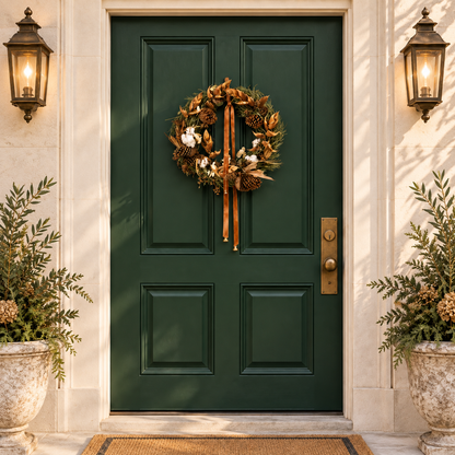 The Amber Harvest Wreath