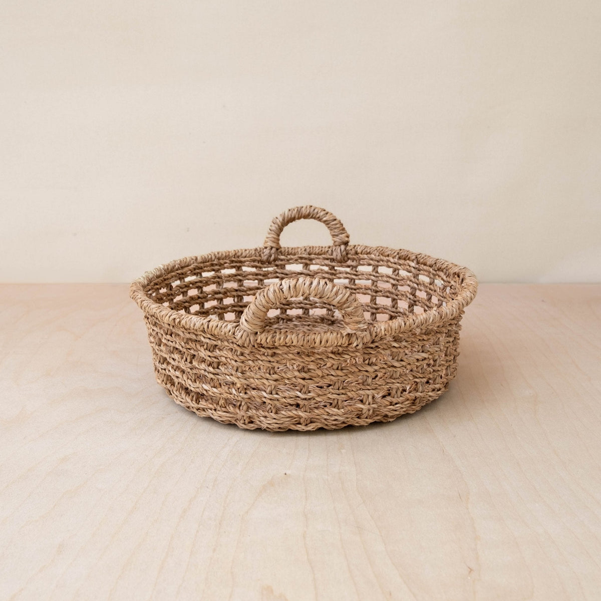 Round Open Weave Basket - Wicker Basket | LIKHÂ