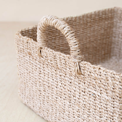 Square Tabletop Basket - Weave Basket | LIKHÂ