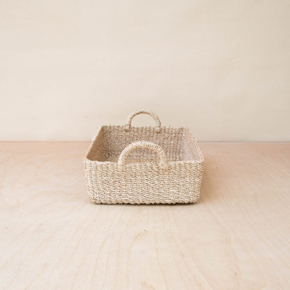 Woven Rectangle Tray - Decorative Basket | LIKHÂ