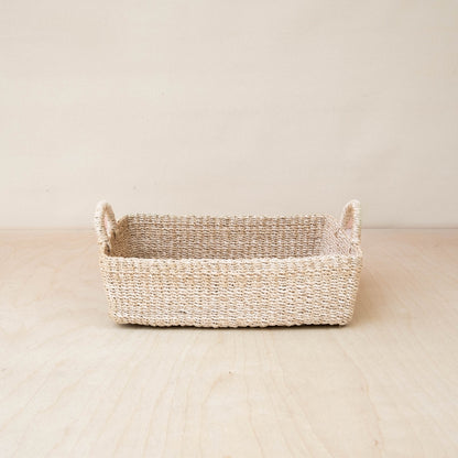 Woven Rectangle Tray - Decorative Basket | LIKHÂ