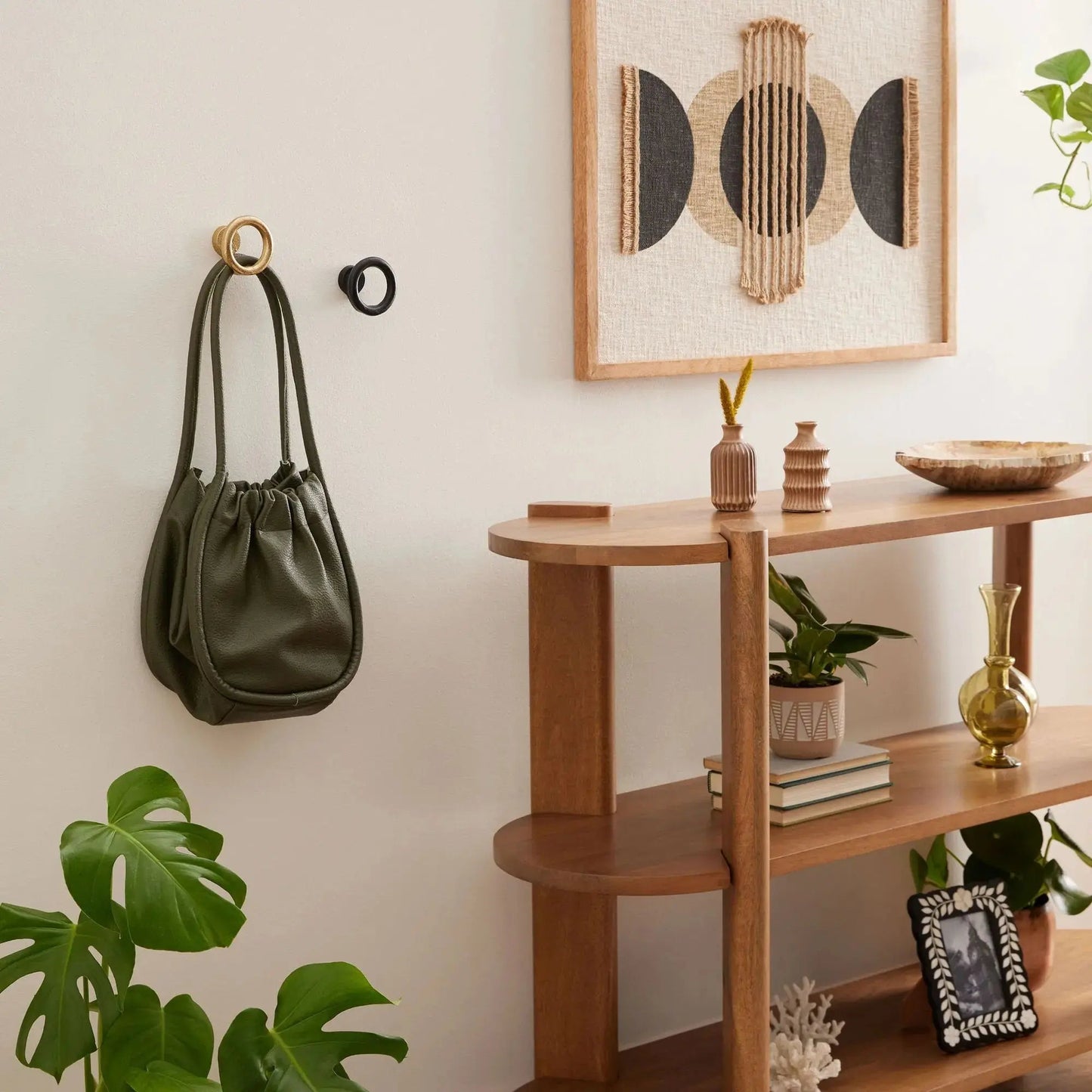 Forged Metal Round Wall Hook