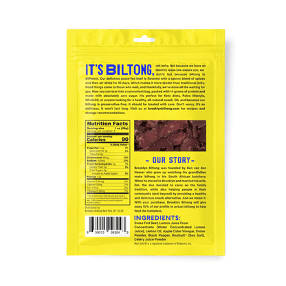 Lemon Pepper Grass-Fed Biltong