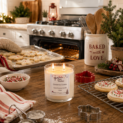 Christmas Cookie Candle, 2 Wick