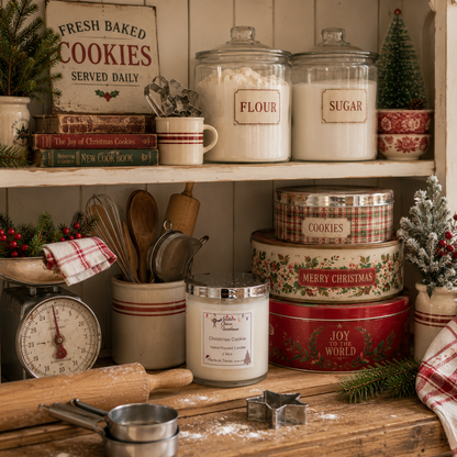 Christmas Cookie Candle, 2 Wick
