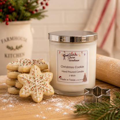 Christmas Cookie Candle, 2 Wick