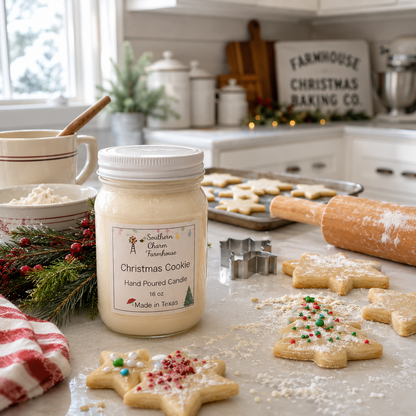 Christmas Cookie Candle