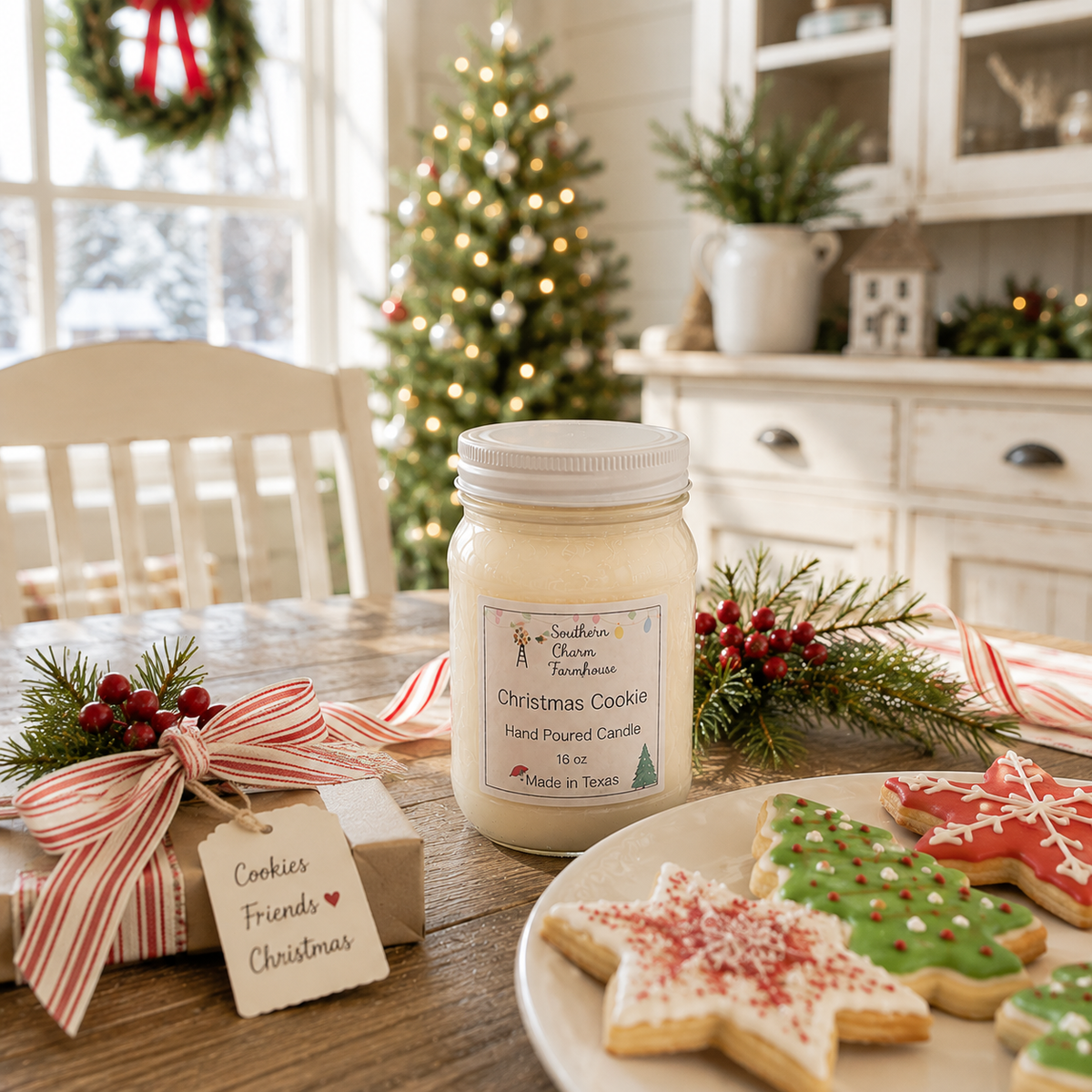 Christmas Cookie Candle