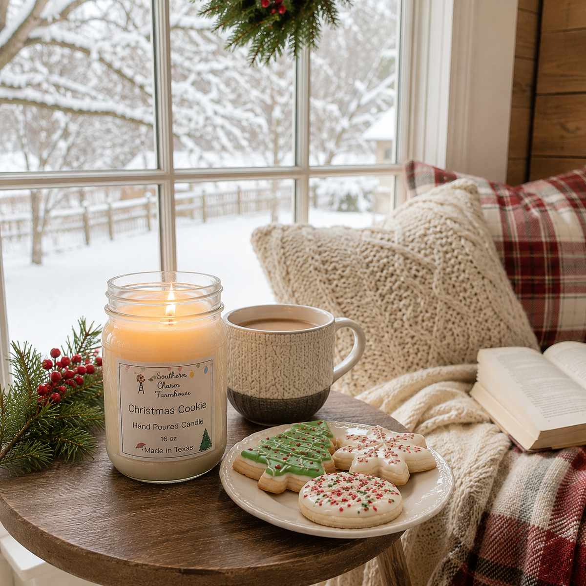 Christmas Cookie Candle