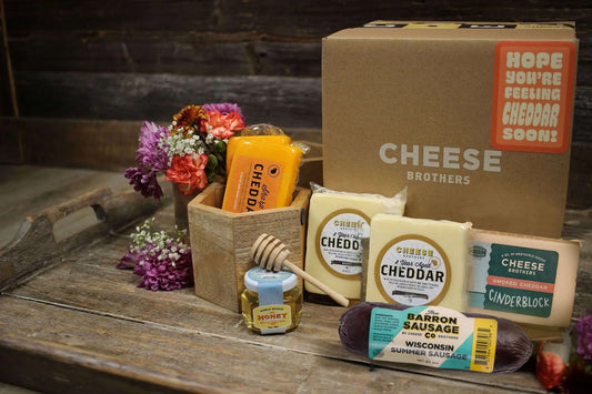 "Hope You're Feeling Cheddar Soon" Gift Basket