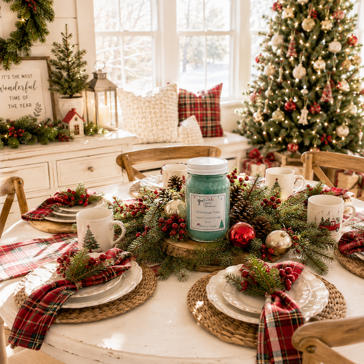 Christmas Tree Candle