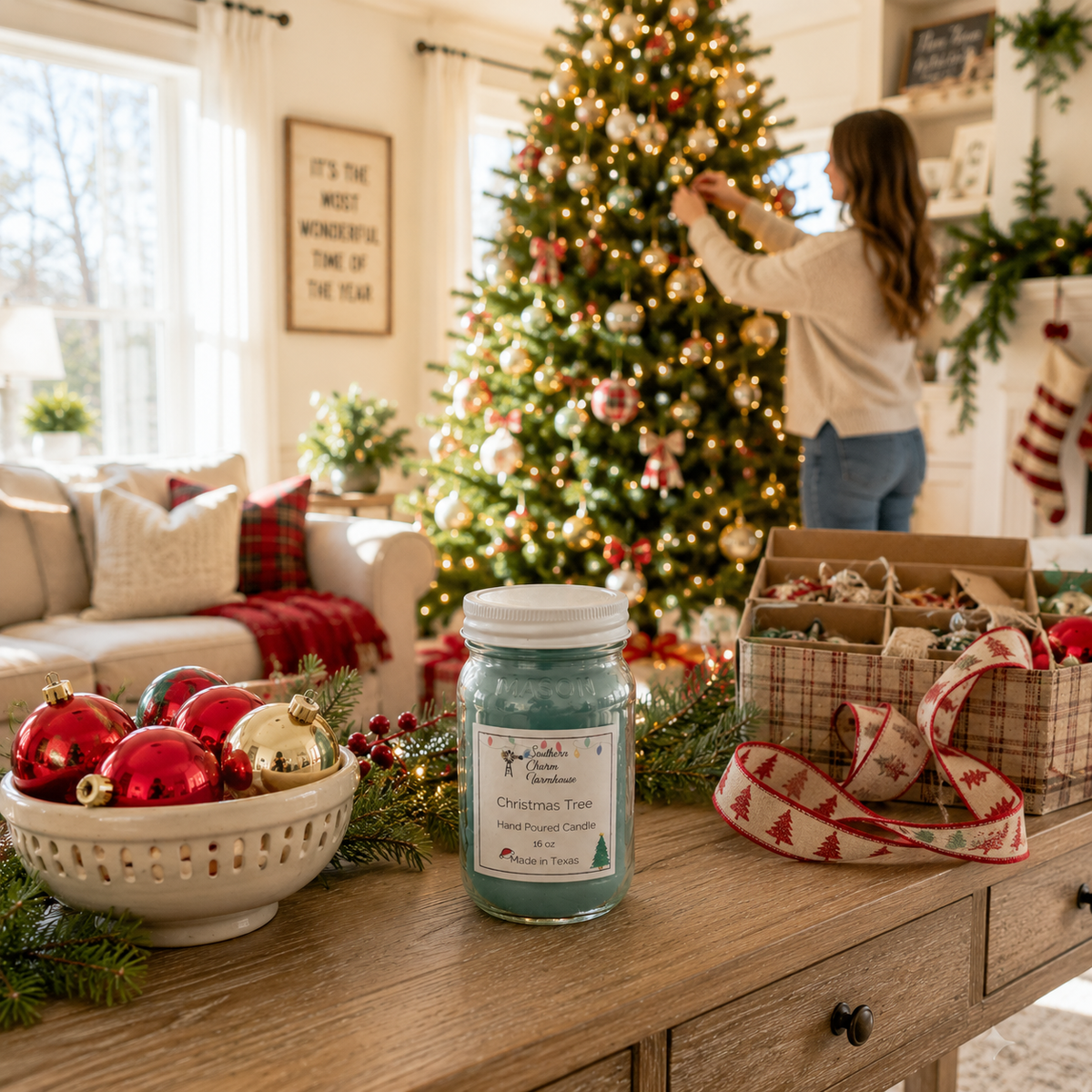 Christmas Tree Candle