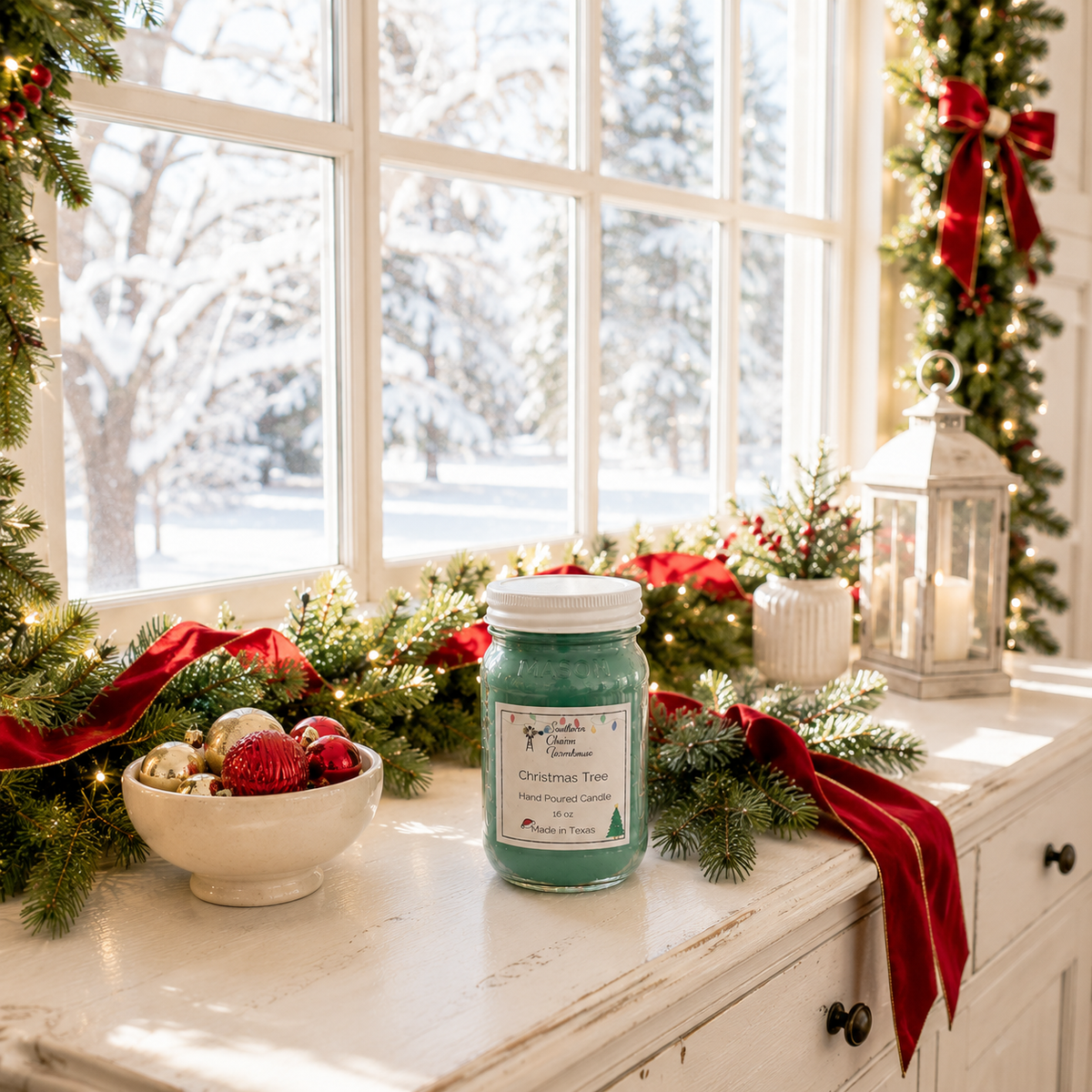 Christmas Tree Candle